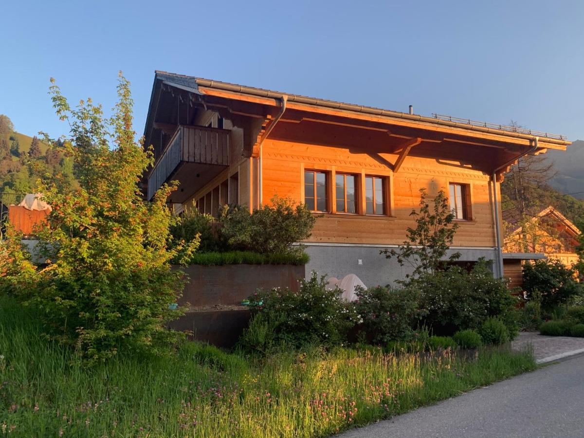 Chalet Park Apartment Mit Sauna Hamam Diemtigen المظهر الخارجي الصورة